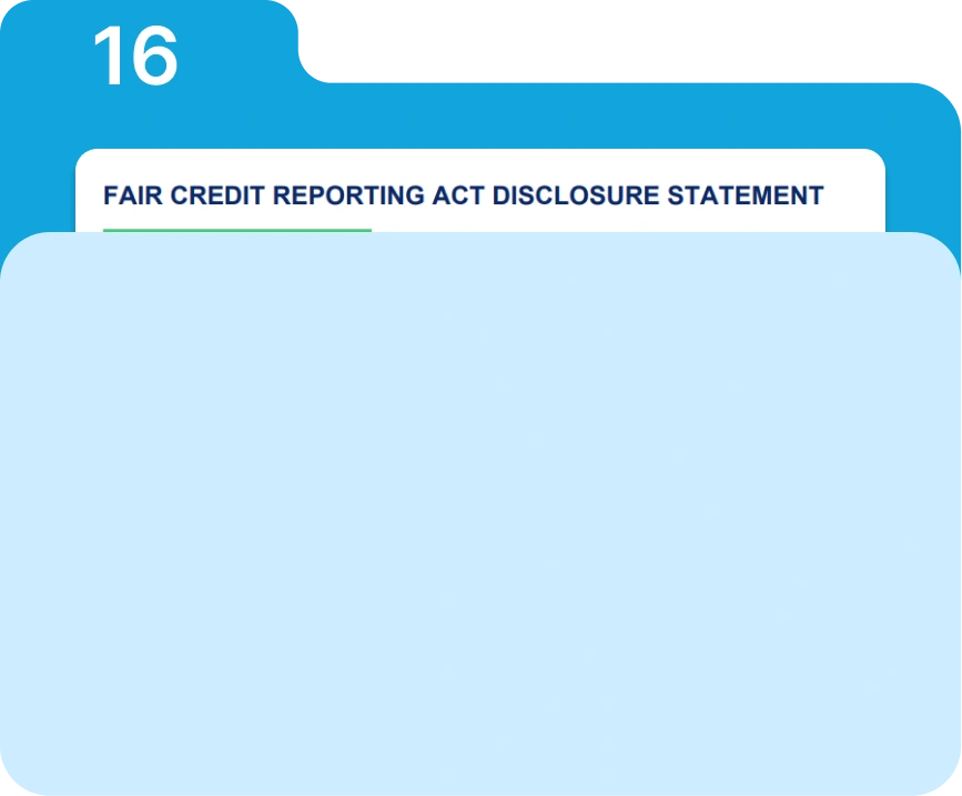 EasyWayPro Fair Credit Reporting Act Disclosure Statement
