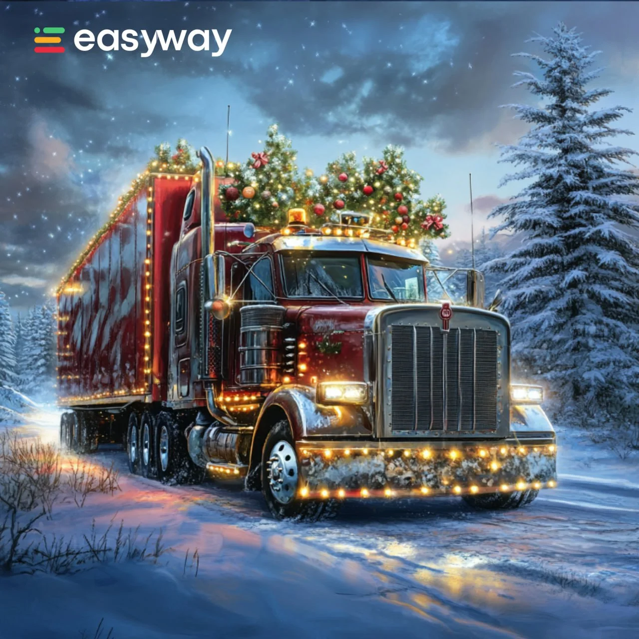 EasyWayPro wishes the trucking community a Merry Christmas!